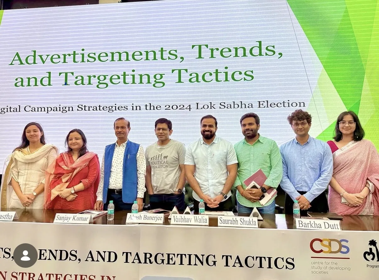 CSDS report launch panel for Advertisements, Trends, and Targeting Tactics